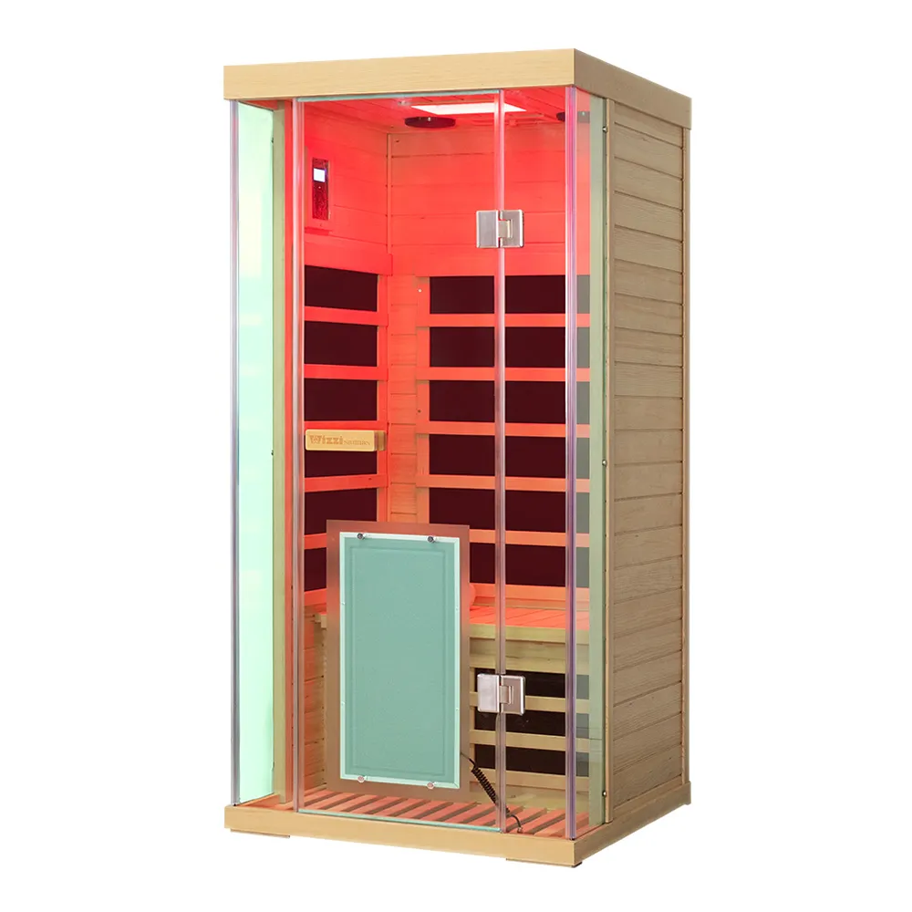Wizzisaunas S01 Full Spectrum1 Person Infrared Sauna Low EMF